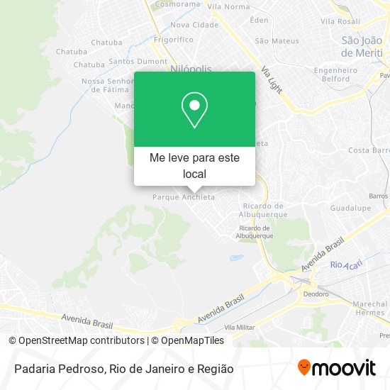 Padaria Pedroso mapa