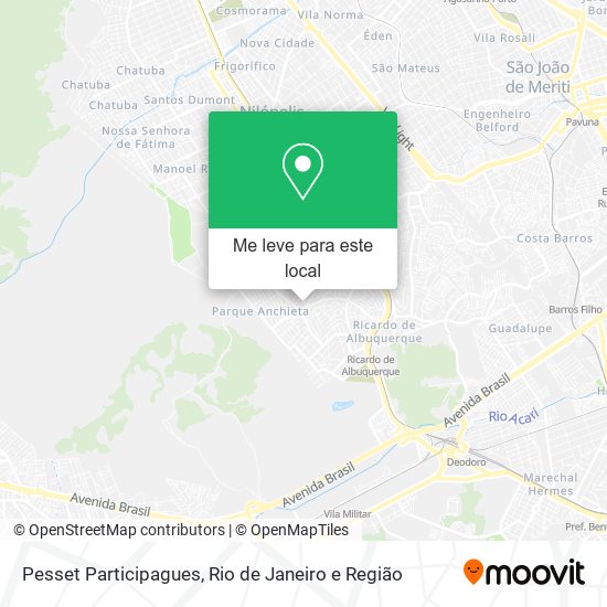 Pesset Participagues mapa