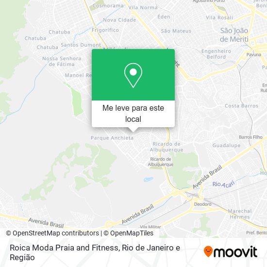 Roica Moda Praia and Fitness mapa