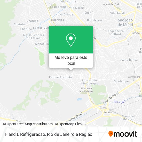 F and L Refrigeracao mapa