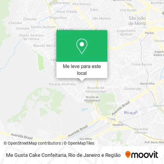 Me Gusta Cake Confeitaria mapa