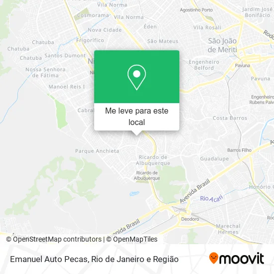 Emanuel Auto Pecas mapa