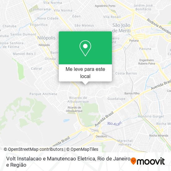 Volt Instalacao e Manutencao Eletrica mapa