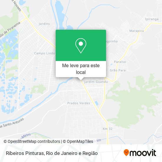 Ribeiros Pinturas mapa