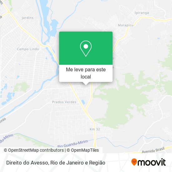 Direito do Avesso mapa