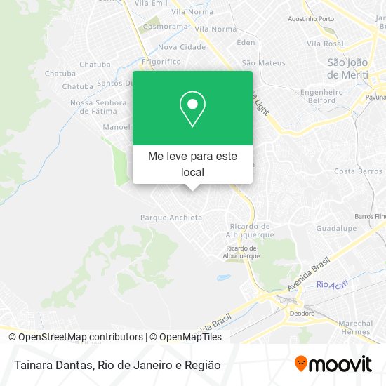 Tainara Dantas mapa