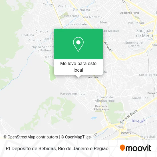 Rt Deposito de Bebidas mapa