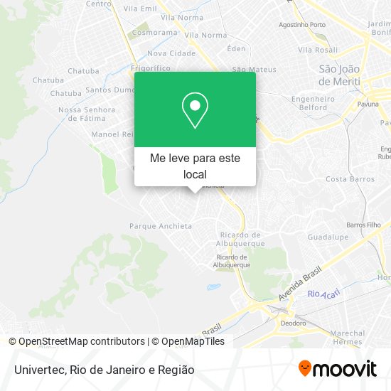 Univertec mapa