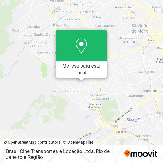 Brasil Cine Transportes e Locação Ltda mapa