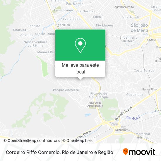 Cordeiro Riffo Comercio mapa