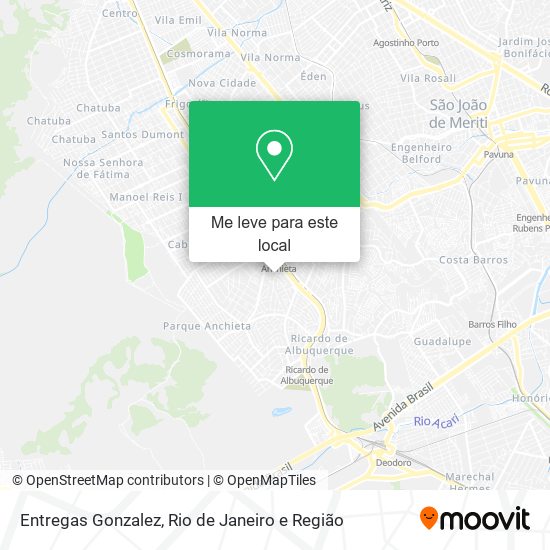 Entregas Gonzalez mapa