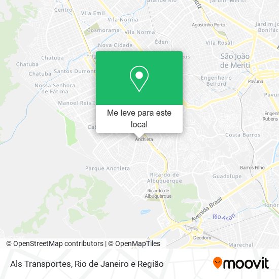 Als Transportes mapa