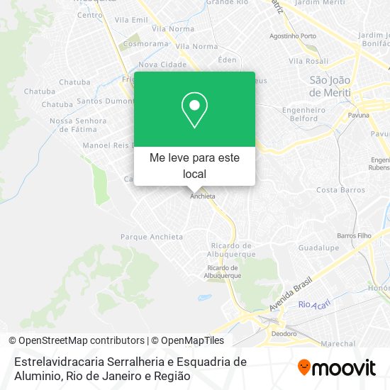 Estrelavidracaria Serralheria e Esquadria de Aluminio mapa