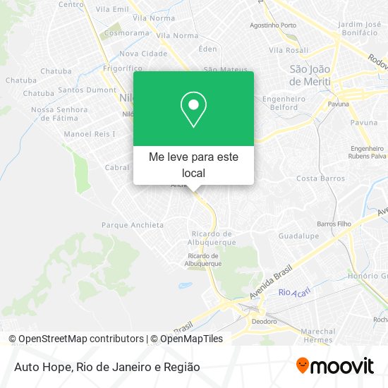 Auto Hope mapa