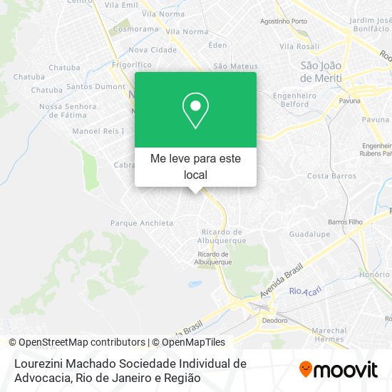 Lourezini Machado Sociedade Individual de Advocacia mapa