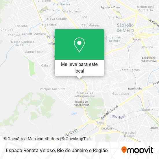 Espaco Renata Veloso mapa