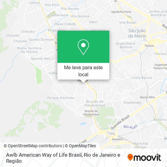 Awlb American Way of Life Brasil mapa