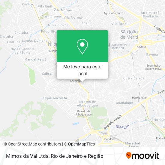 Mimos da Val Ltda mapa