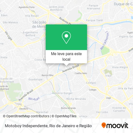 Motoboy Independente mapa