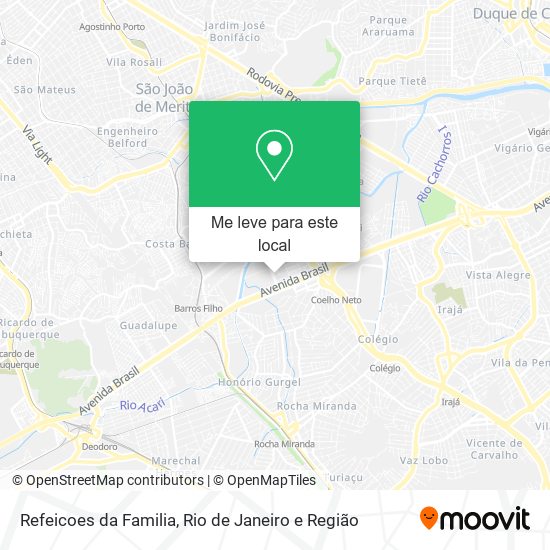 Refeicoes da Familia mapa