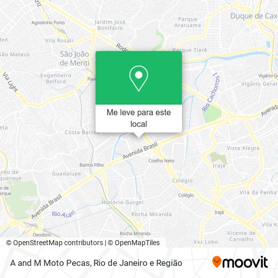 A and M Moto Pecas mapa