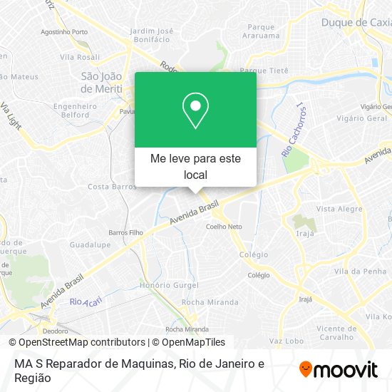 MA S Reparador de Maquinas mapa