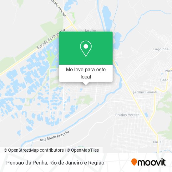 Pensao da Penha mapa