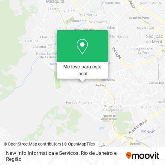 New Info Informatica e Servicos mapa