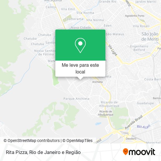 Rita Pizza mapa