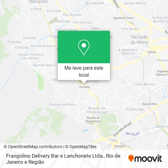 Frangolino Delivery Bar e Lanchonete Ltda. mapa