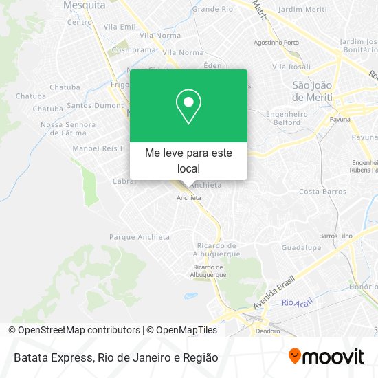 Batata Express mapa