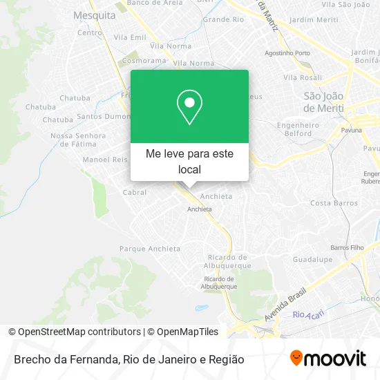 Brecho da Fernanda mapa