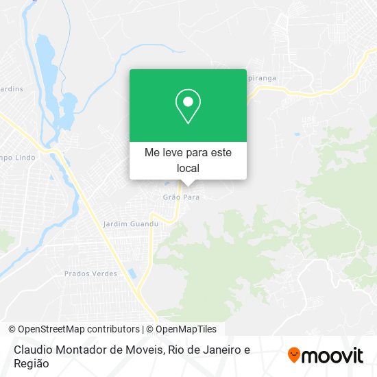 Claudio Montador de Moveis mapa