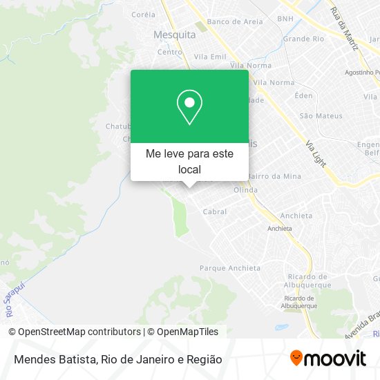 Mendes Batista mapa