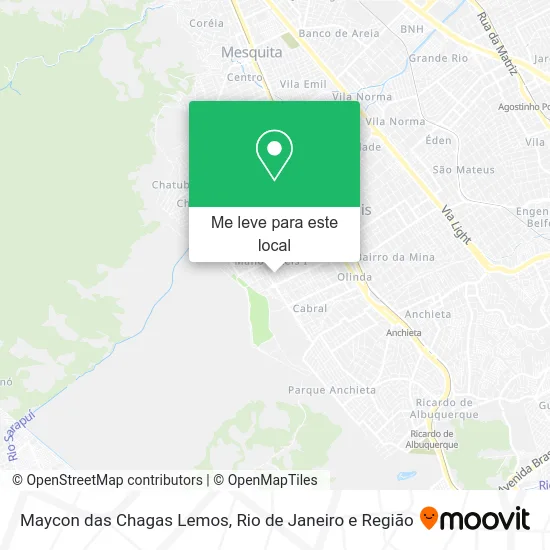 Maycon das Chagas Lemos mapa