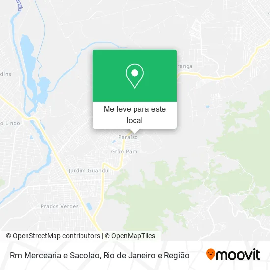 Rm Mercearia e Sacolao mapa