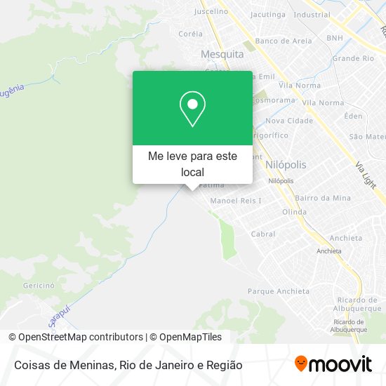 Coisas de Meninas mapa