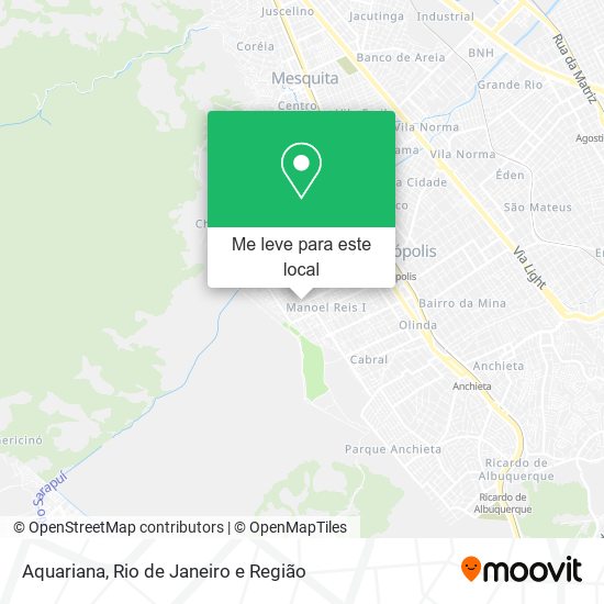 Aquariana mapa