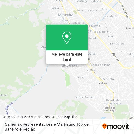 Sanemax Representacoes e Marketing mapa