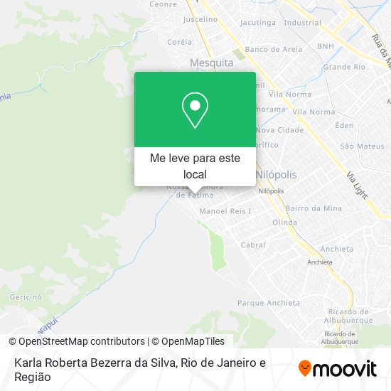 Karla Roberta Bezerra da Silva mapa