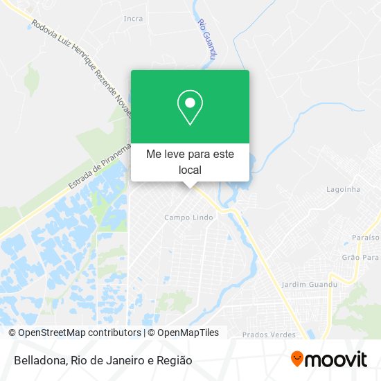 Belladona mapa