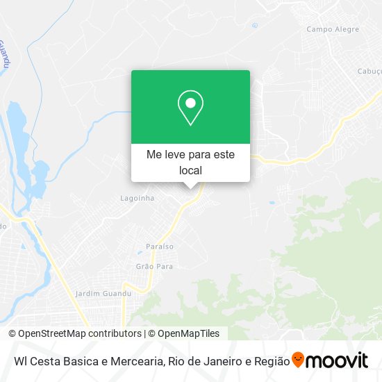 Wl Cesta Basica e Mercearia mapa