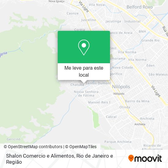 Shalon Comercio e Alimentos mapa