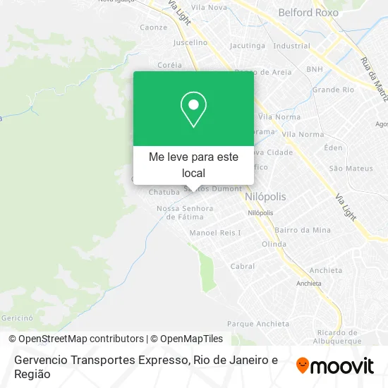 Gervencio Transportes Expresso mapa