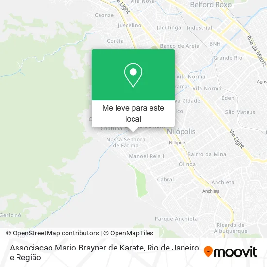 Associacao Mario Brayner de Karate mapa