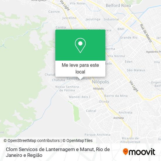 Clom Servicos de Lanternagem e Manut mapa