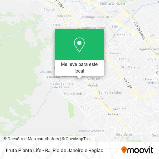 Fruta Planta Life - RJ mapa