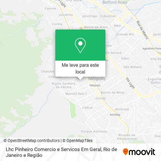Lhc Pinheiro Comercio e Servicos Em Geral mapa