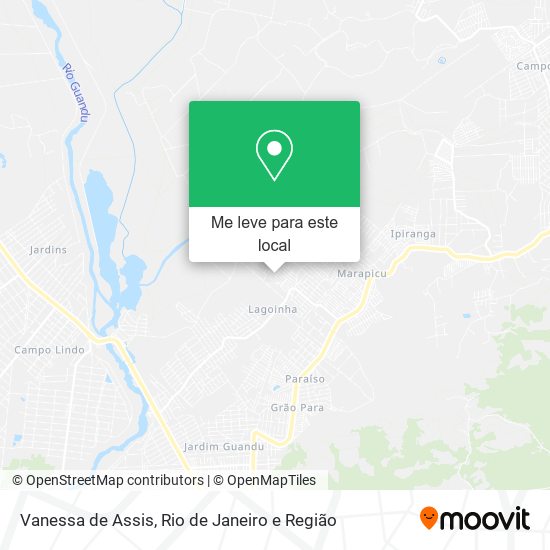 Vanessa de Assis mapa