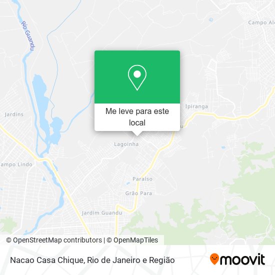 Nacao Casa Chique mapa